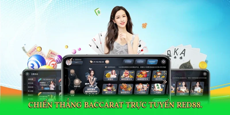 Chiến thắng baccarat trực tuyến RED88.